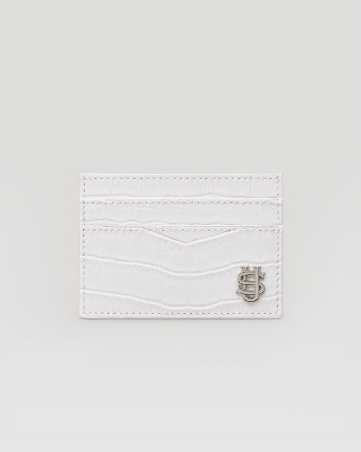 Porte-cartes SU effet python – Blanc