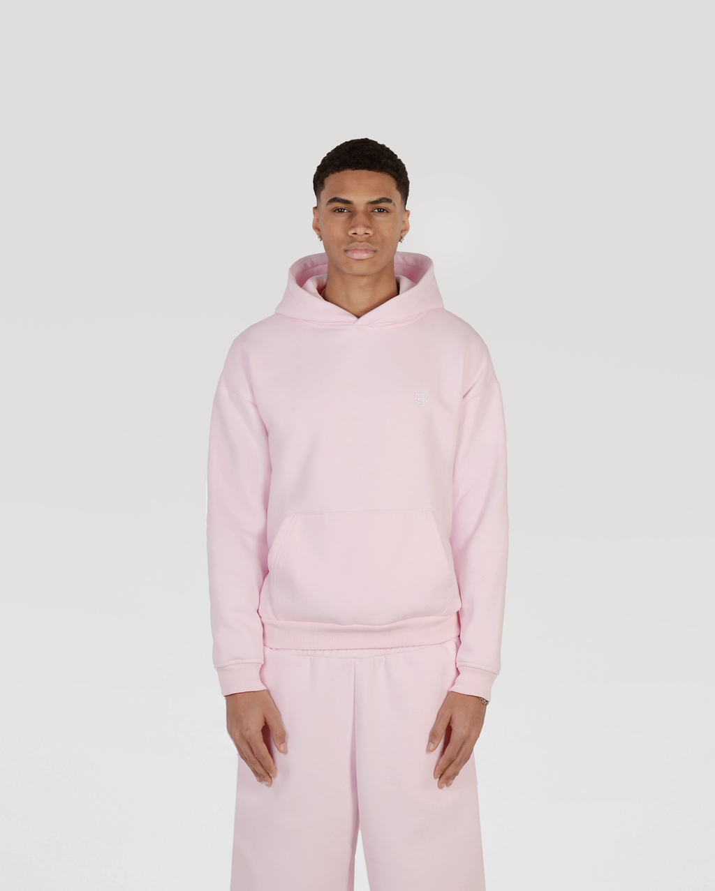 Hoodie Classic – Rose – vue 3