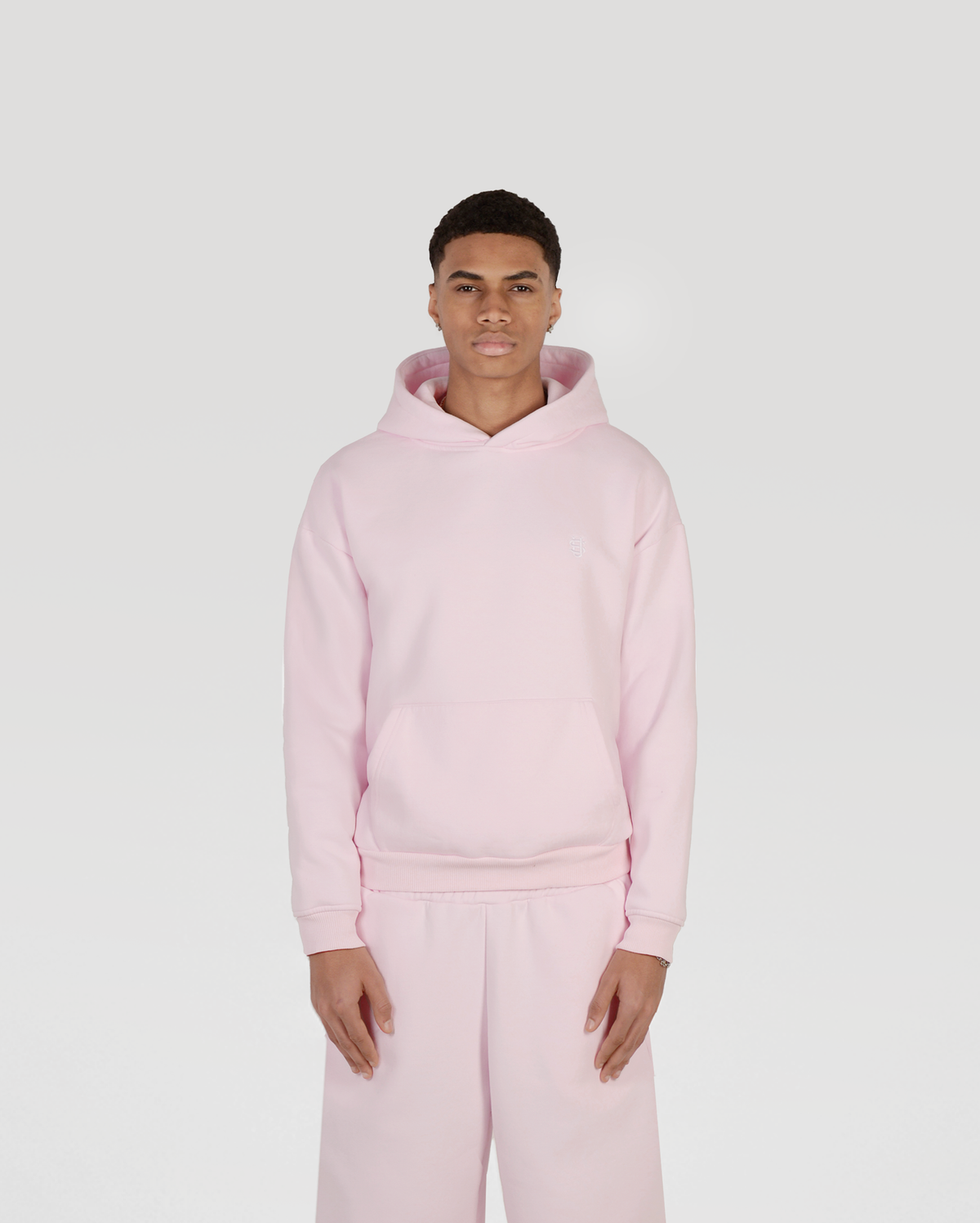 Hoodie Classic – Rose – vue 3