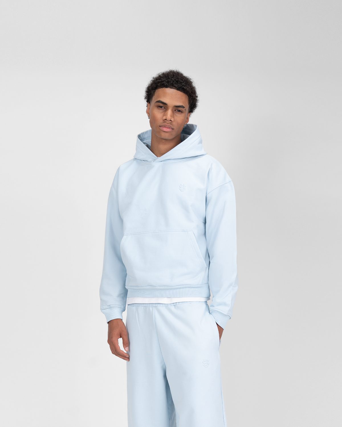 Hoodie SU – Bleu glacier – vue 2