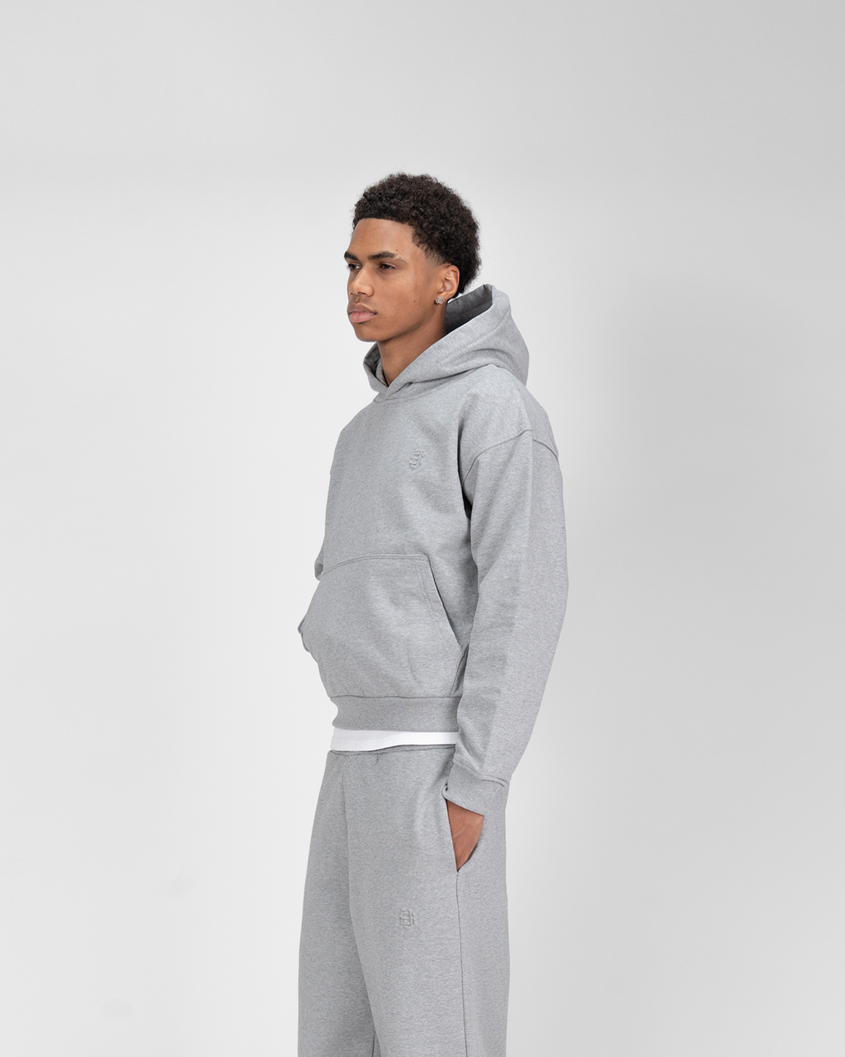 Hoodie SU – Gris – vue 2