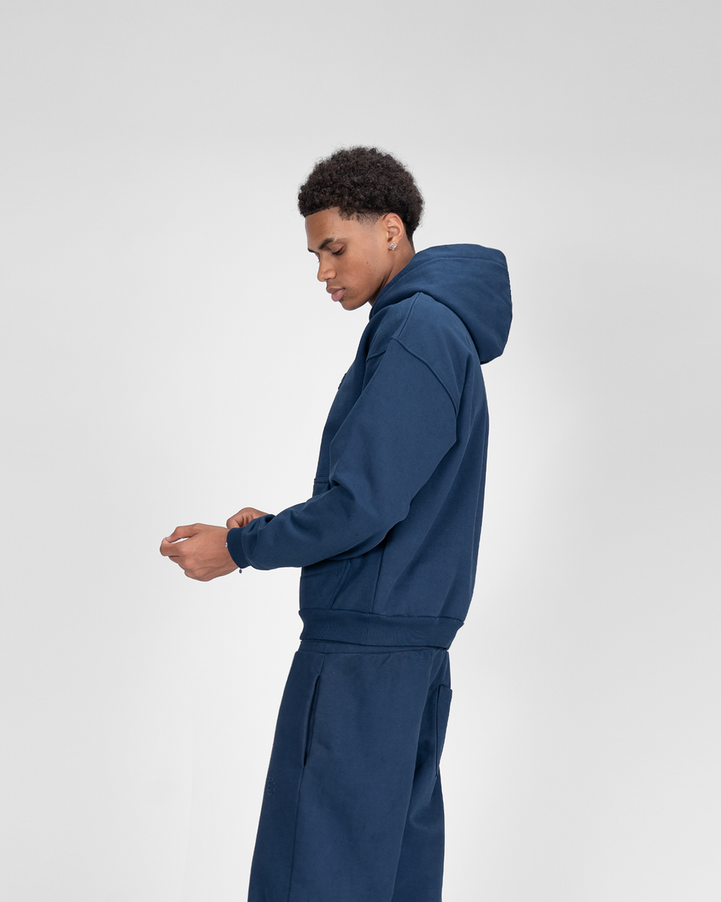 Hoodie SU – Bleu marine – vue 5