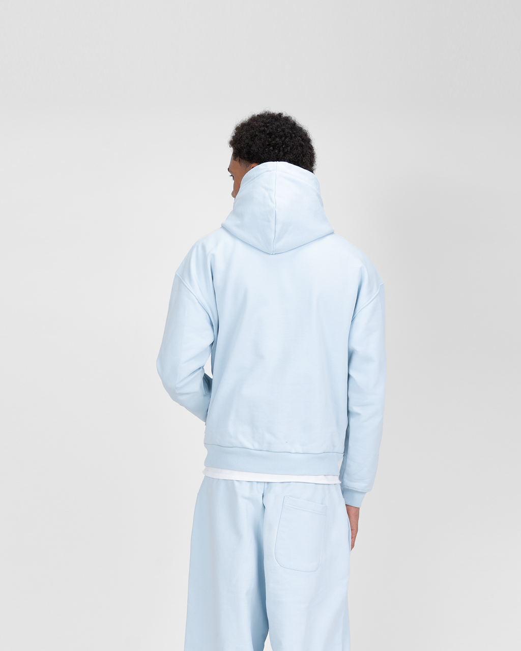 Hoodie SU – Bleu glacier – vue 5