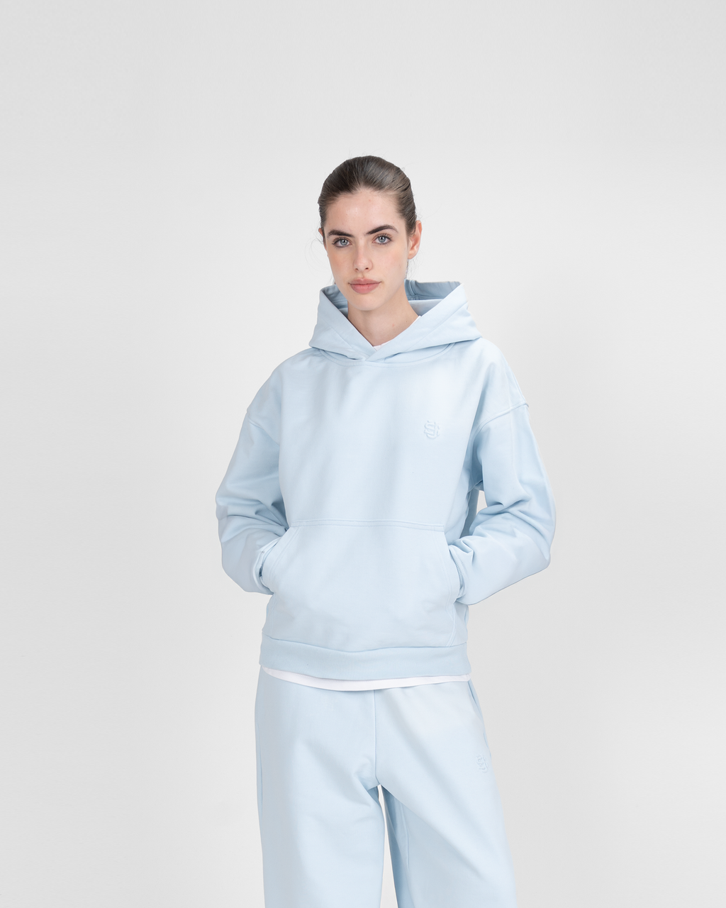 Hoodie SU – Bleu glacier – vue 6