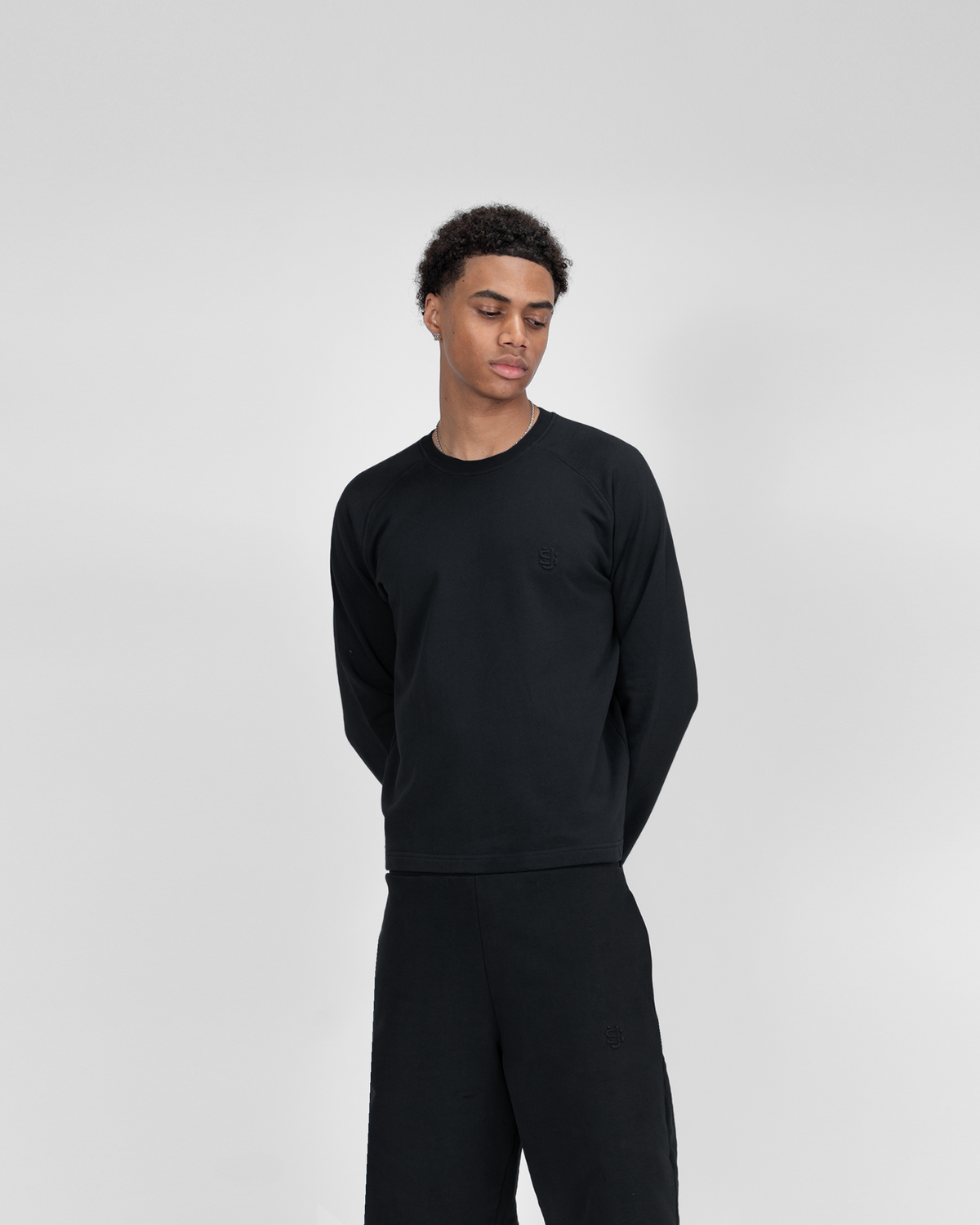 T-shirt manches longues SU – Noir