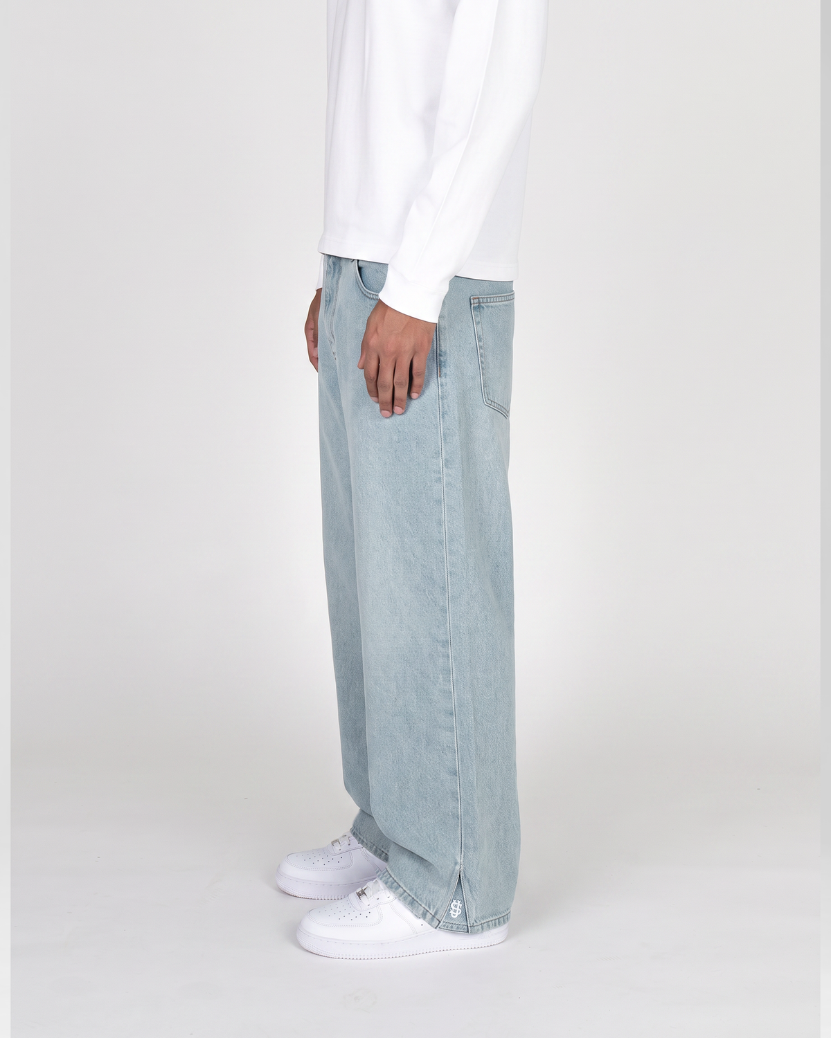 Jean SU Zip – Bleu glacier