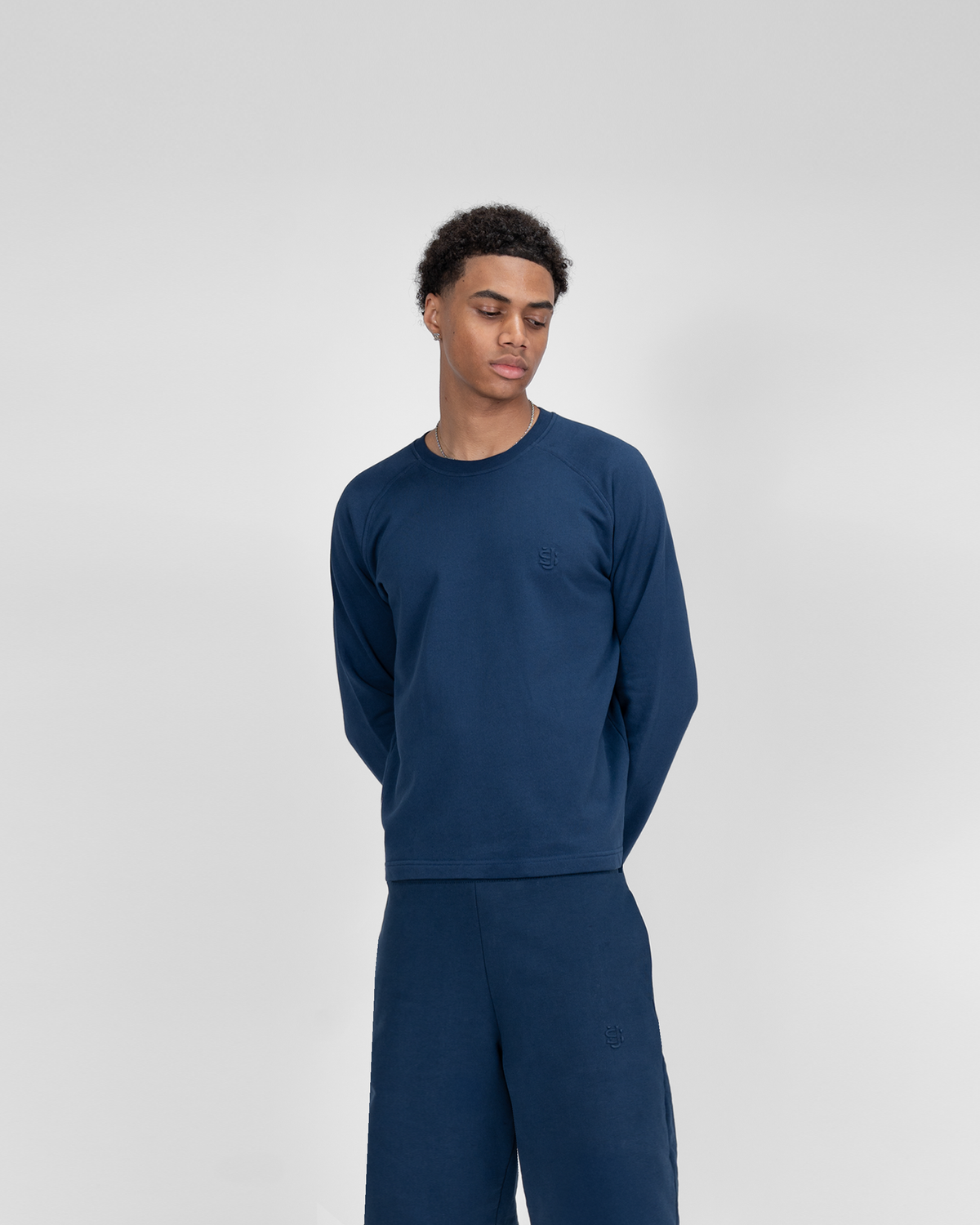 T-shirt manches longues SU – Bleu marine