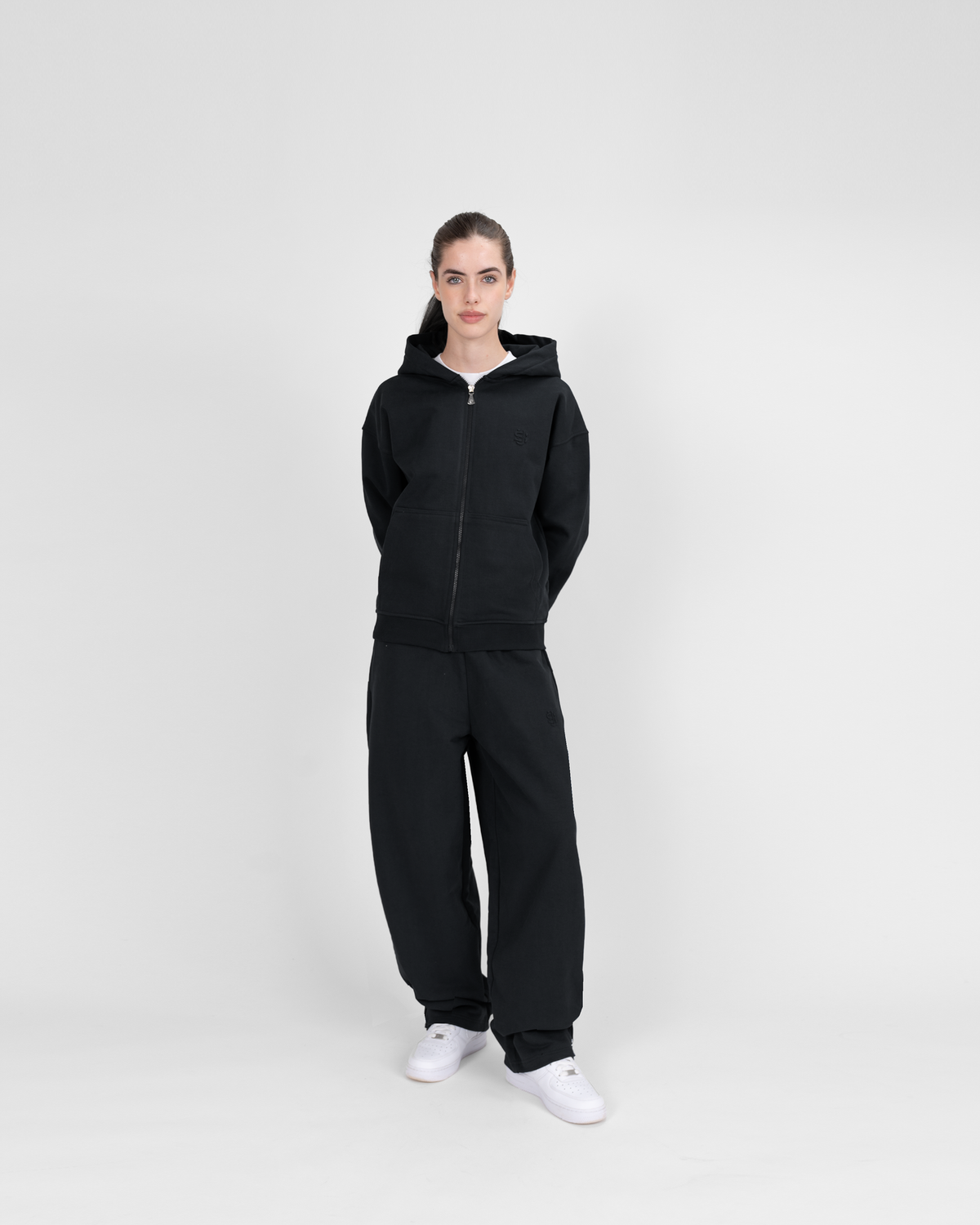 Hoodie zippé SU – Noir