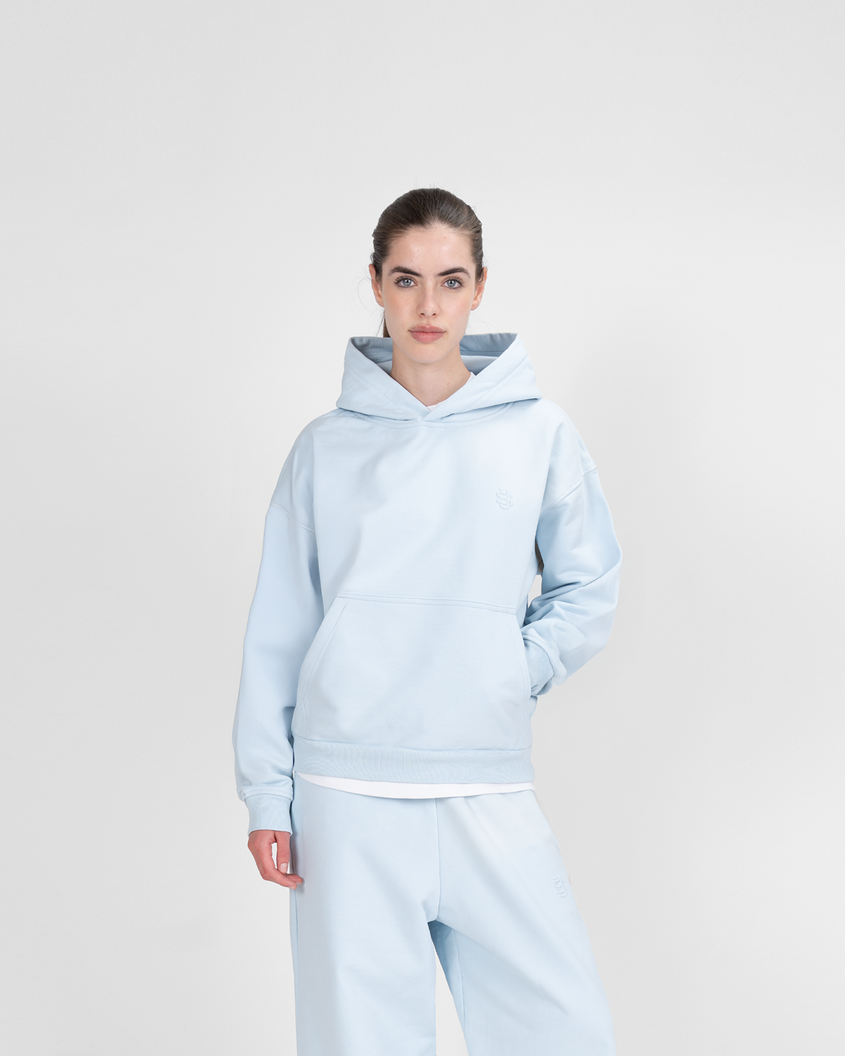 Hoodie SU – Bleu glacier – vue 7