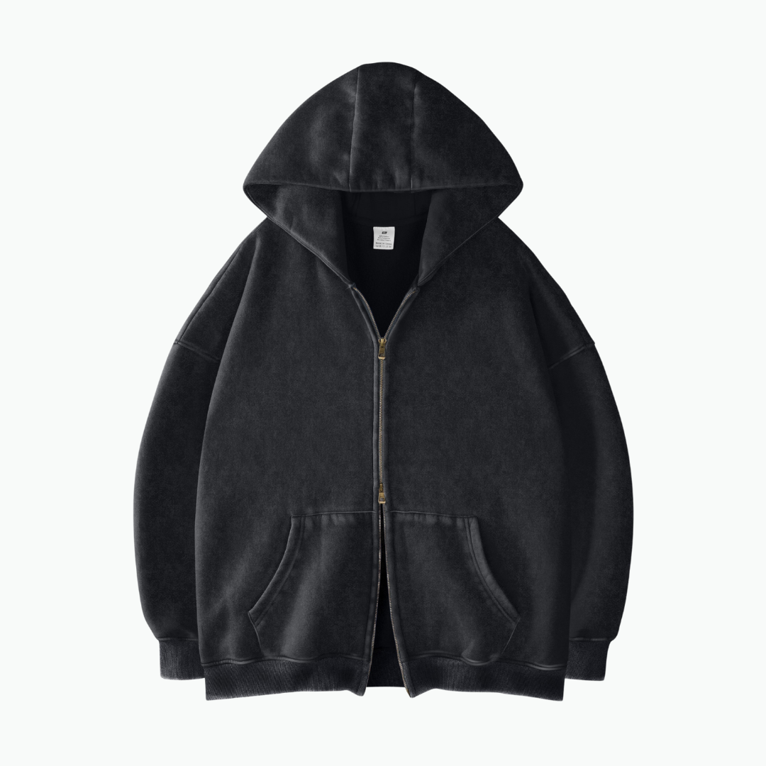Hoodie zippé Wash COLESICE