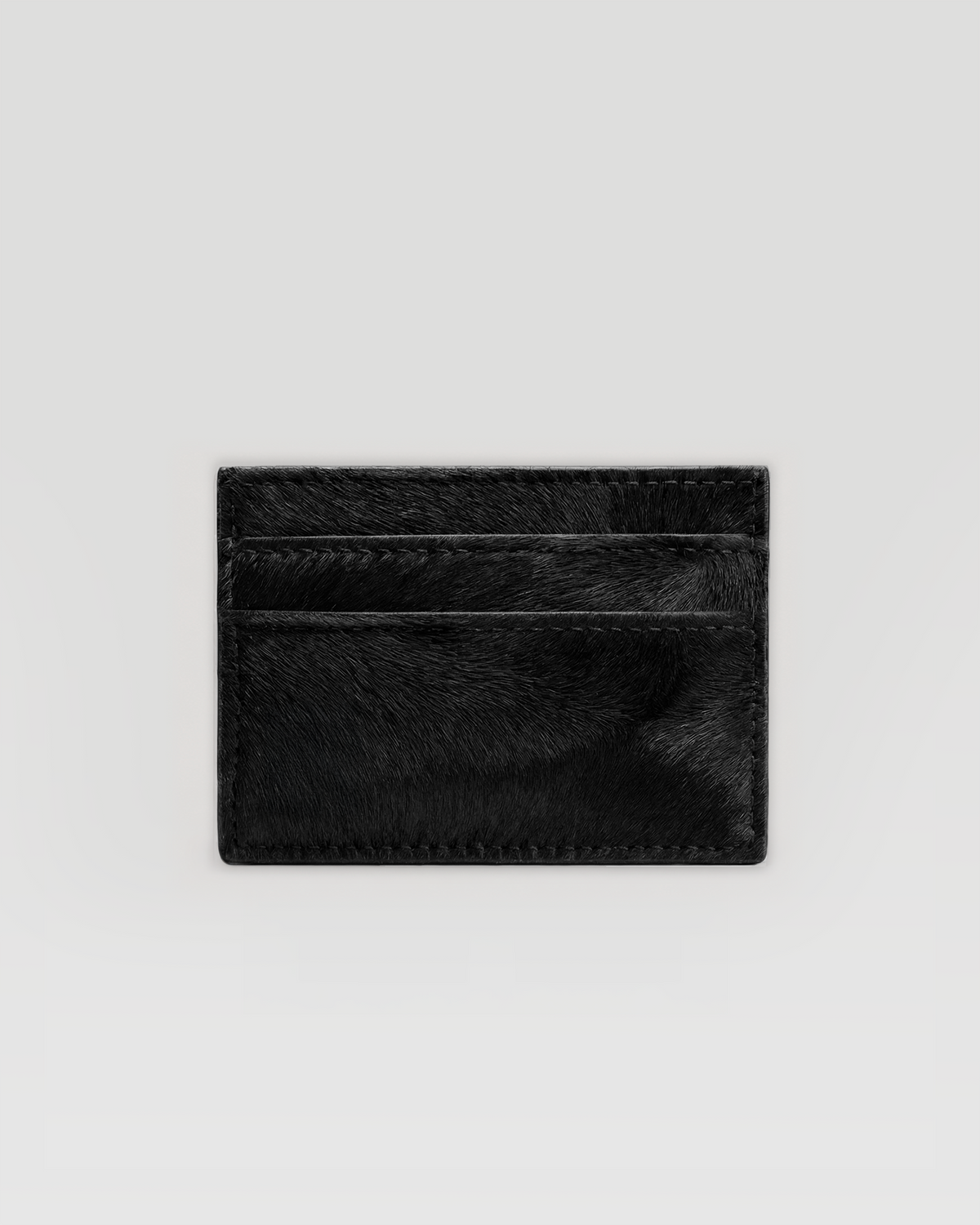 Porte-cartes SU en cuir – Noir – vue 2