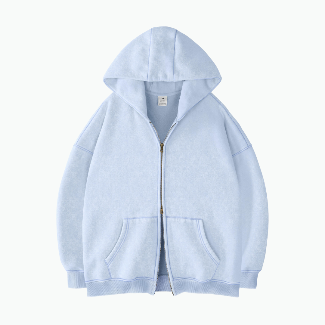 Hoodie zippé Wash COLESICE – vue 7