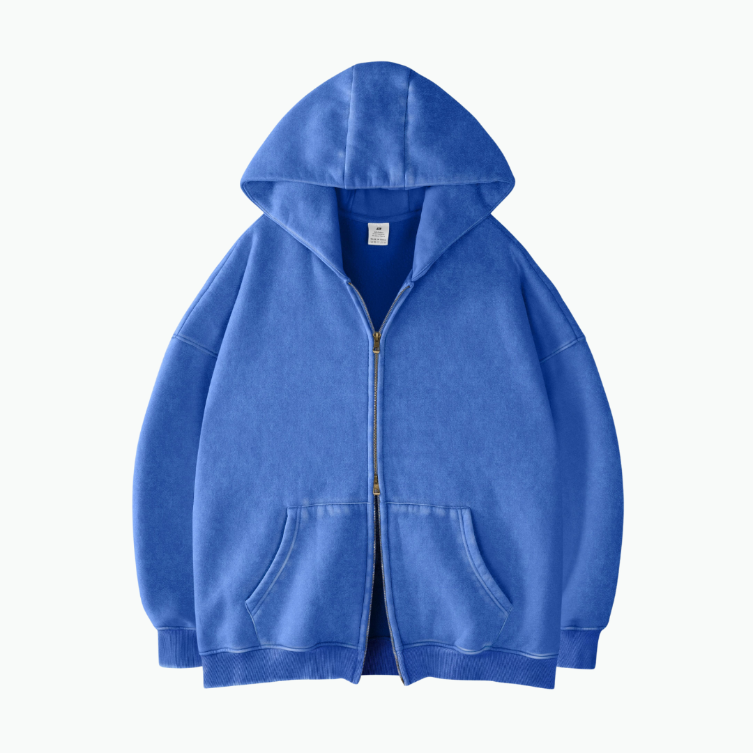 Hoodie zippé Wash COLESICE – vue 8