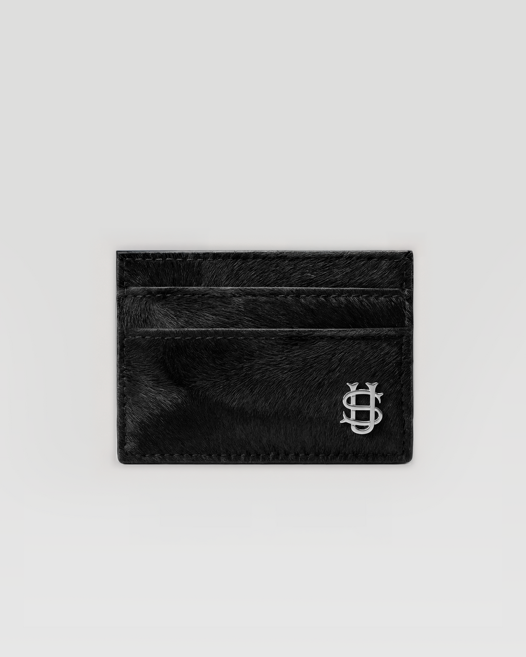 Porte-cartes SU en cuir – Noir