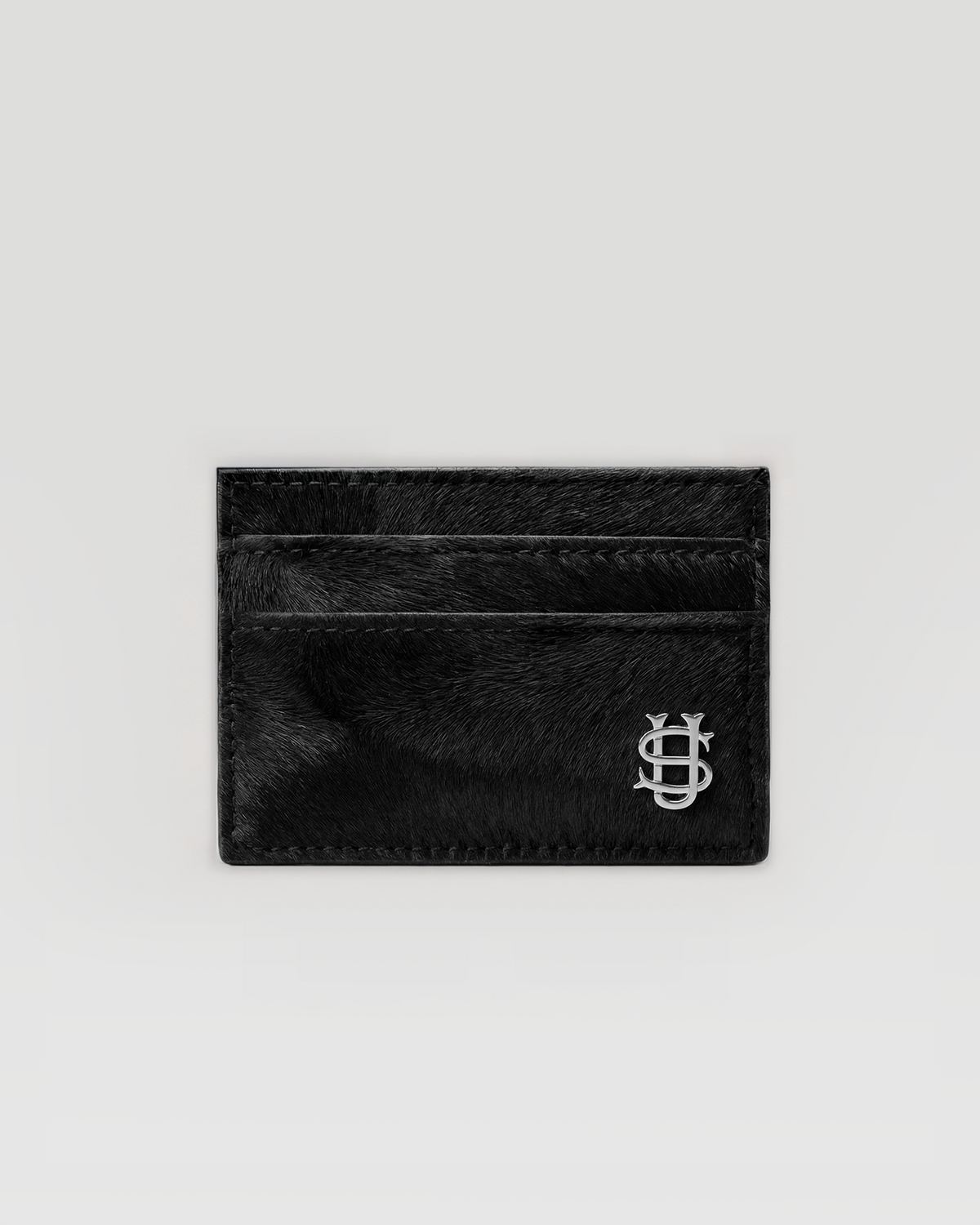 Porte-cartes SU en cuir – Noir