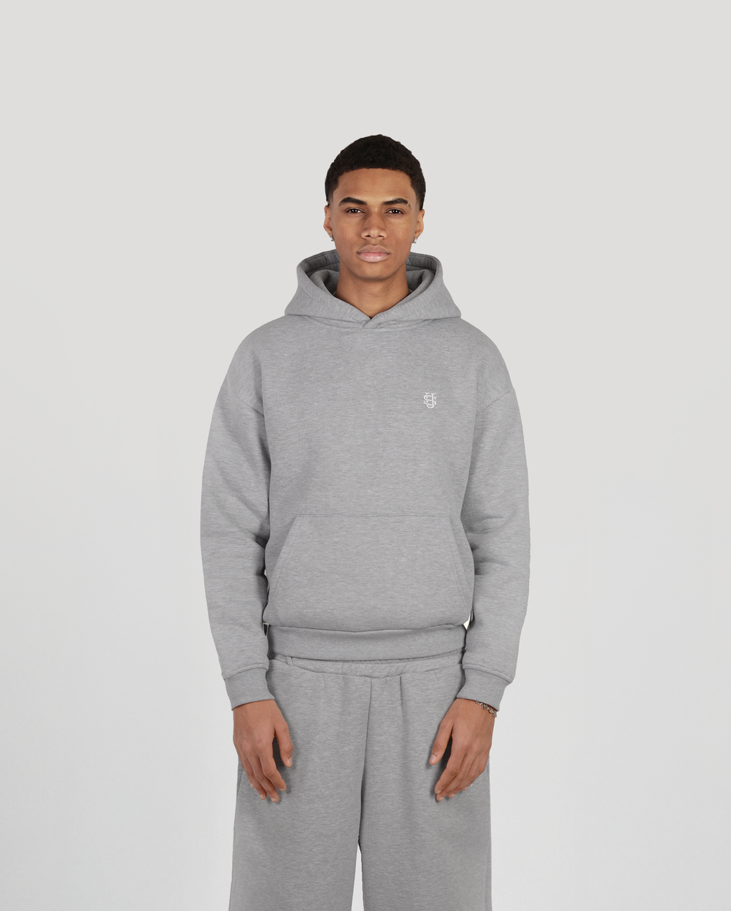 Hoodie Classic – Gris – vue 3
