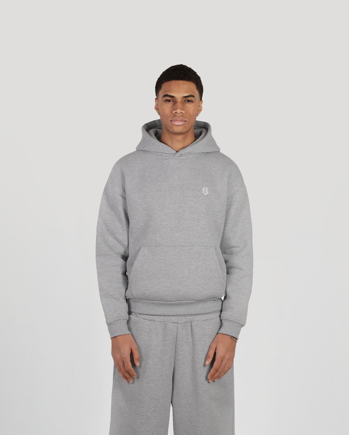 Hoodie Classic – Gris – vue 3