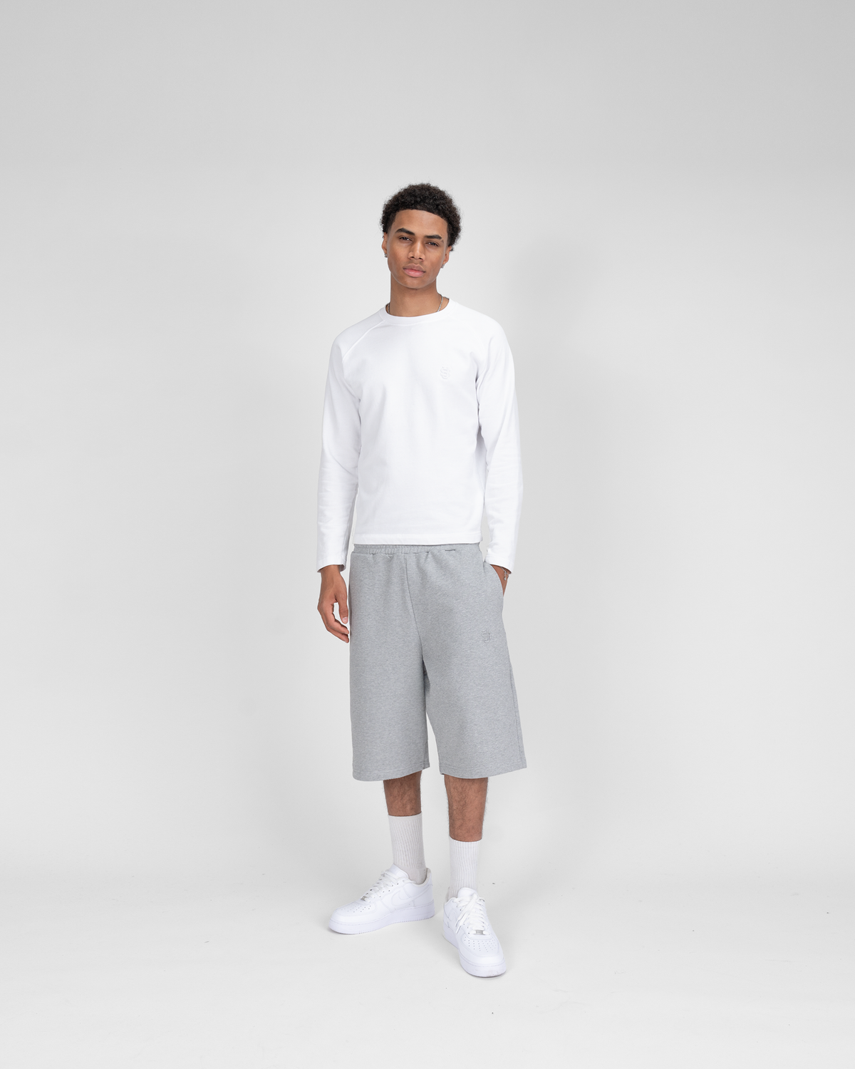 T-shirt manches longues SU – Blanc