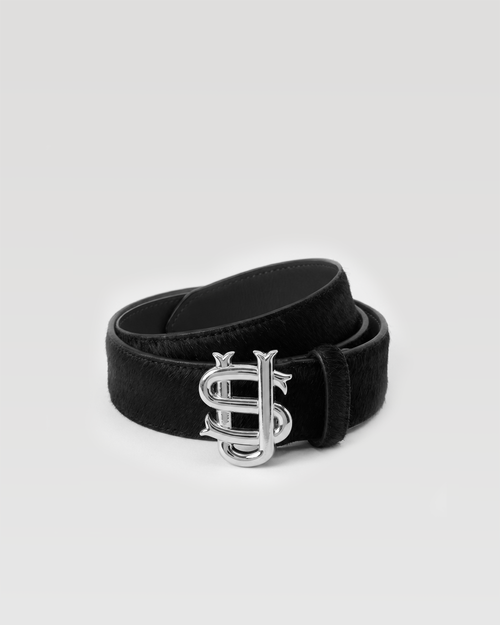 Ceinture SU en cuir – Noir