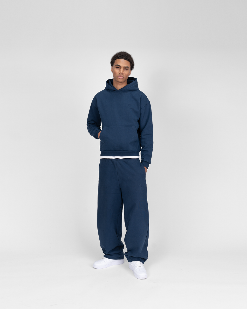 Jogging SU – Bleu marine – vue 3