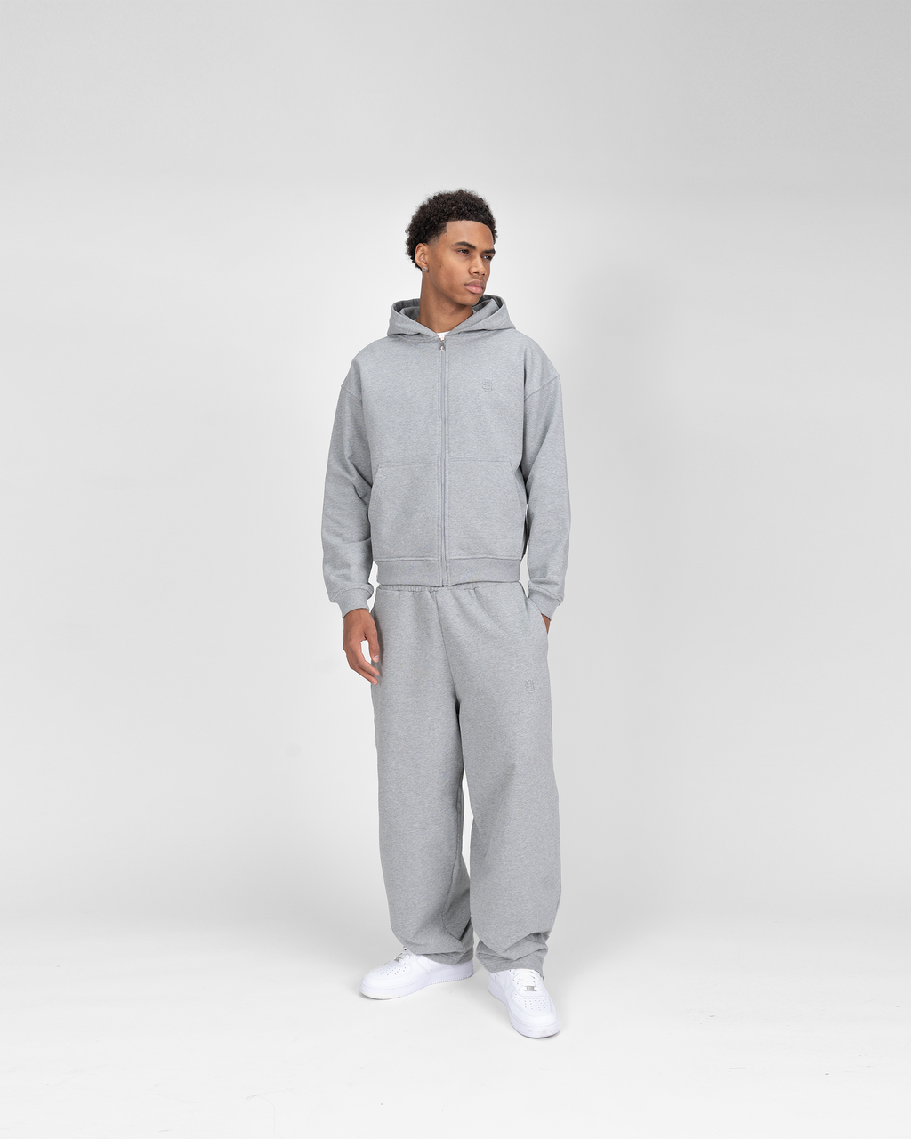 Hoodie zippé SU – Gris