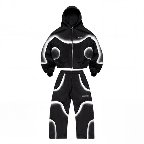 Ensemble Midnight hoodie zippé et jogging COLESICE