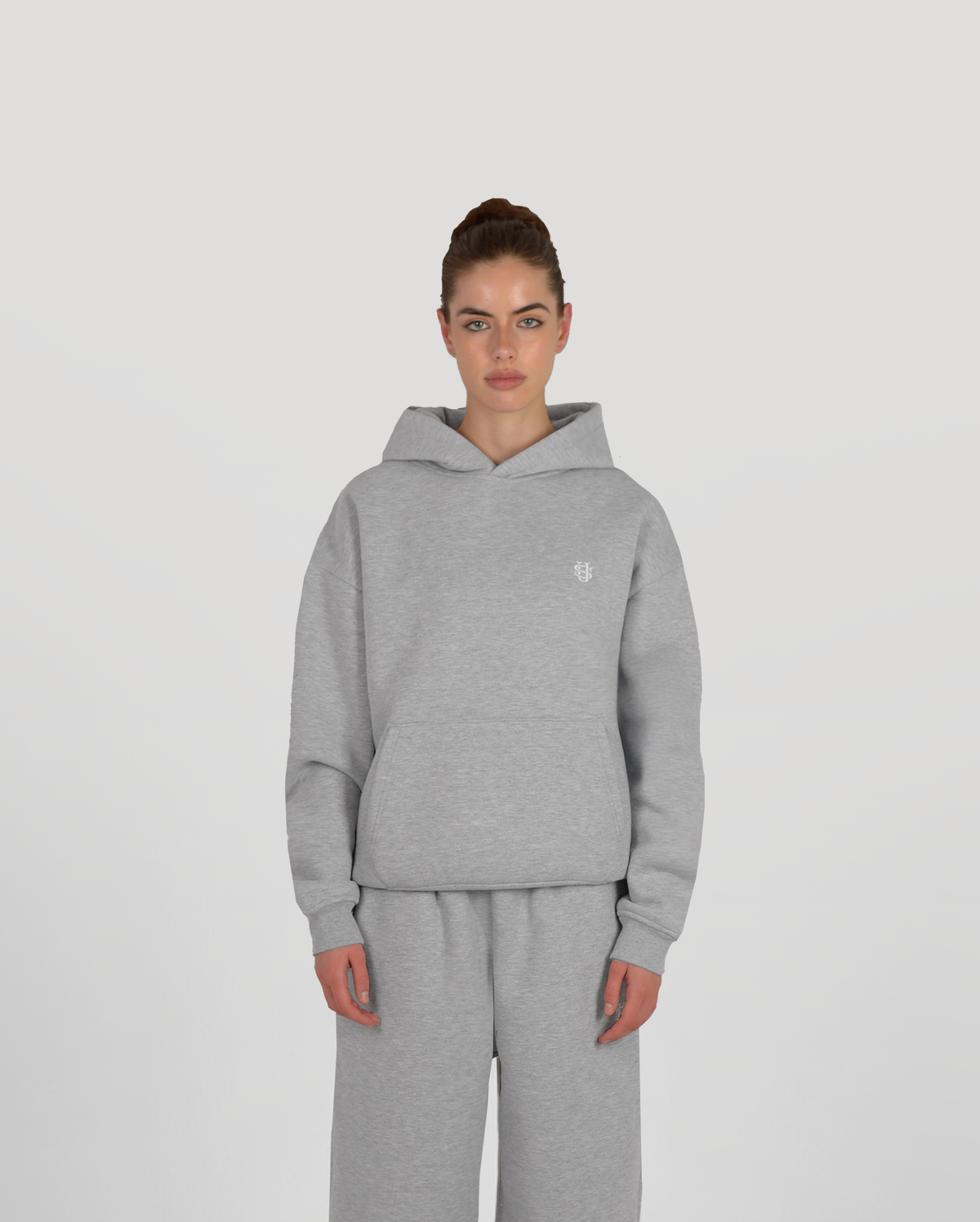 Hoodie Classic – Gris – vue 6