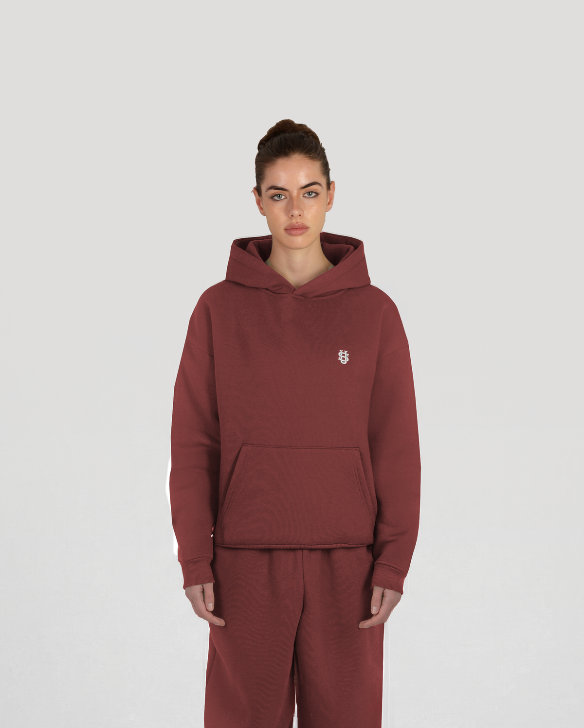Hoodie Classic – Bordeaux – vue 6