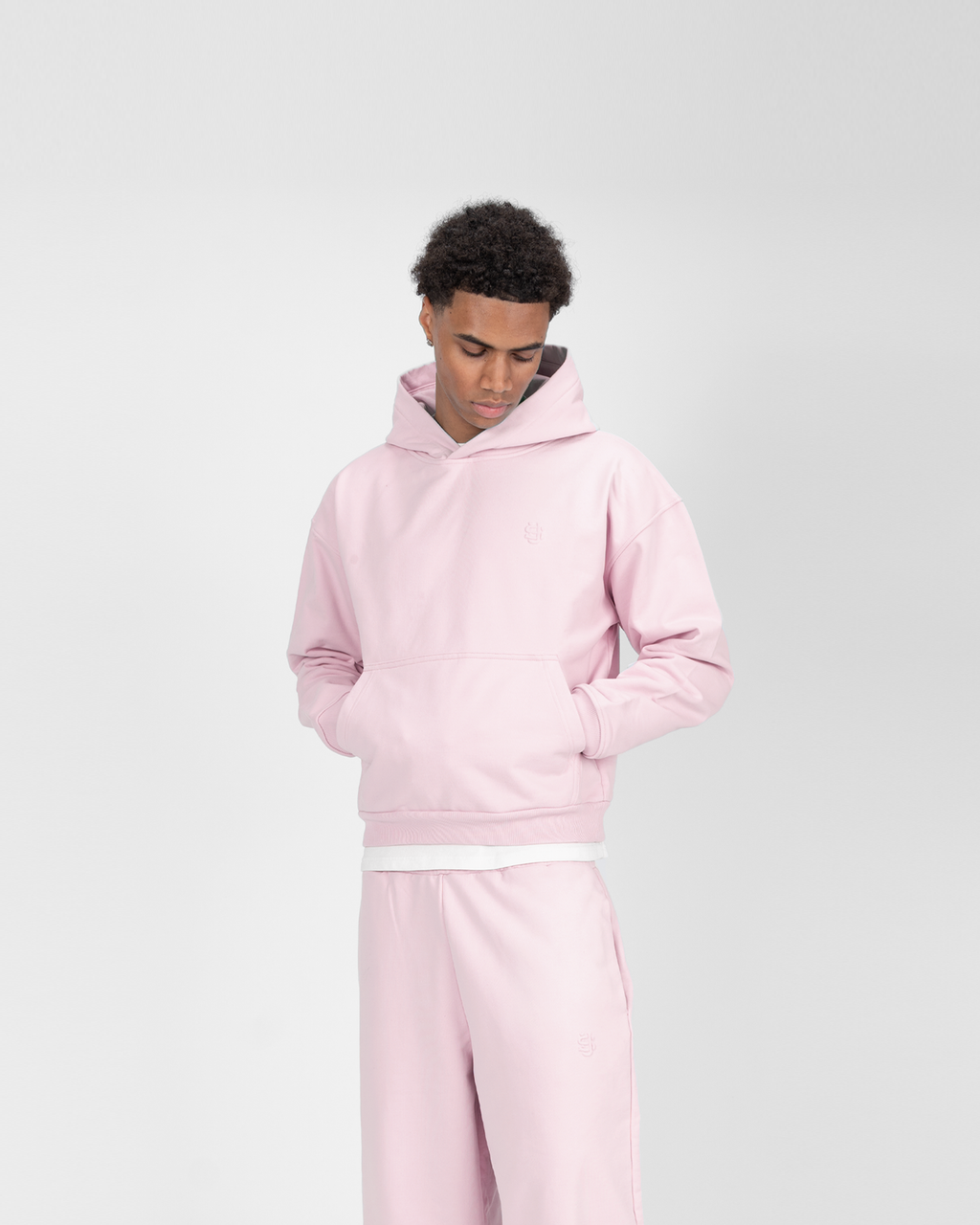 Hoodie SU – Rose – vue 3