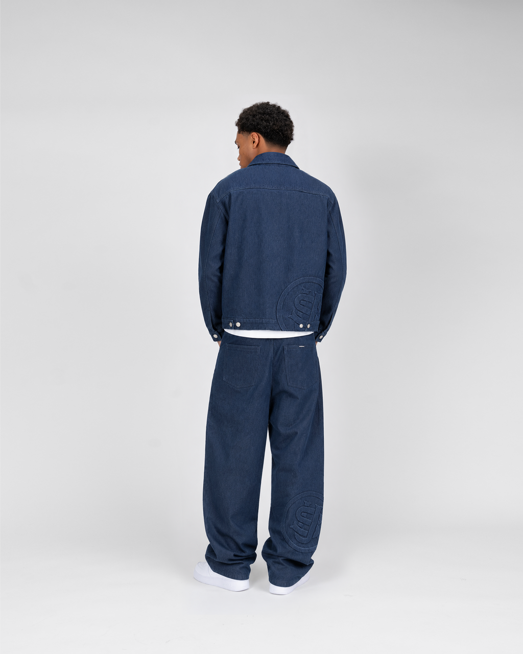 Veste en jean SU26 – Bleu brut