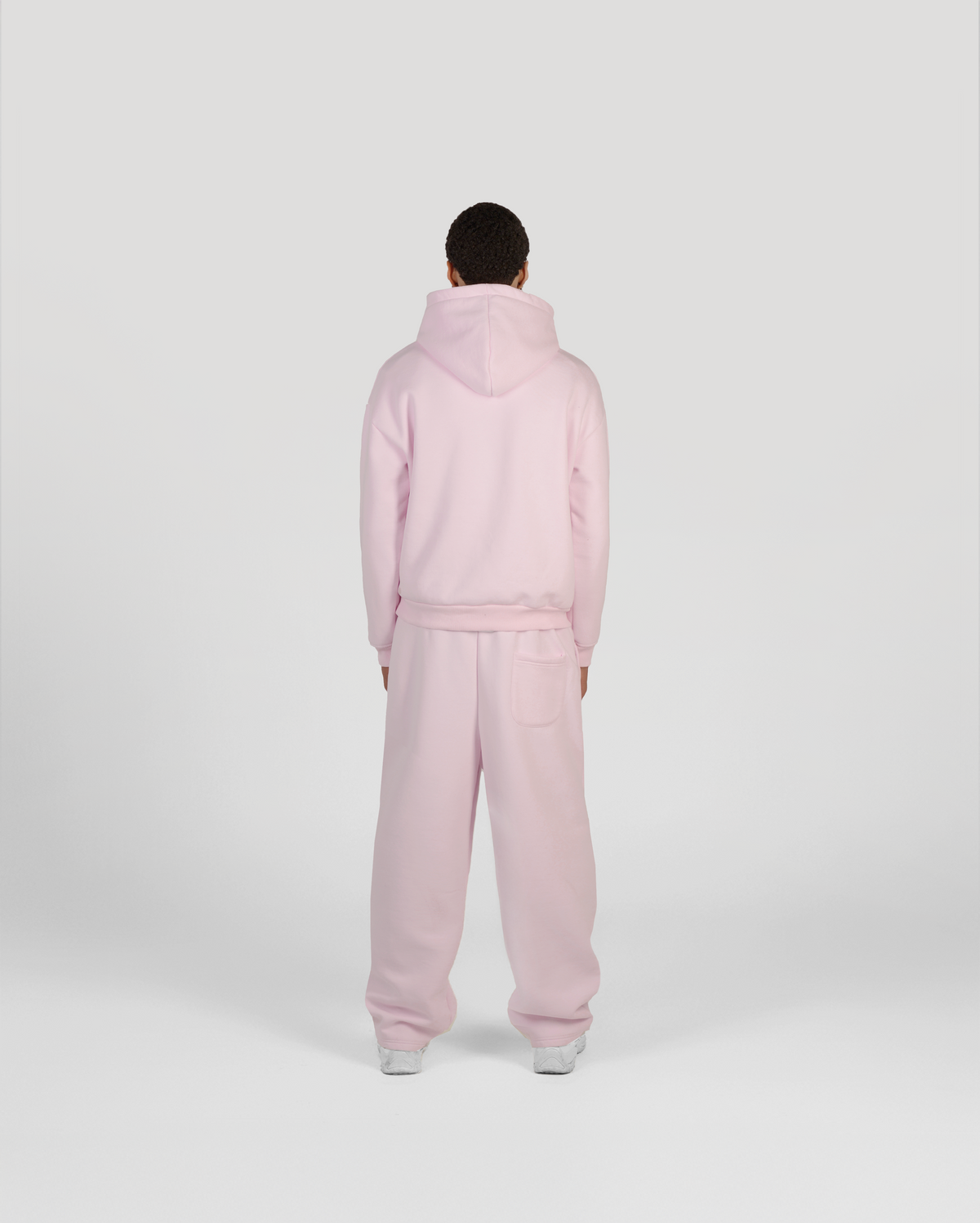 Jogging zippé Classic – Rose