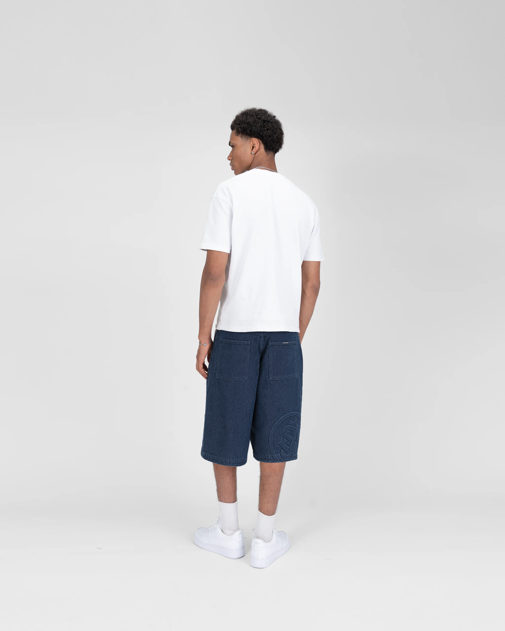 Short en jean SU26 – Bleu brut