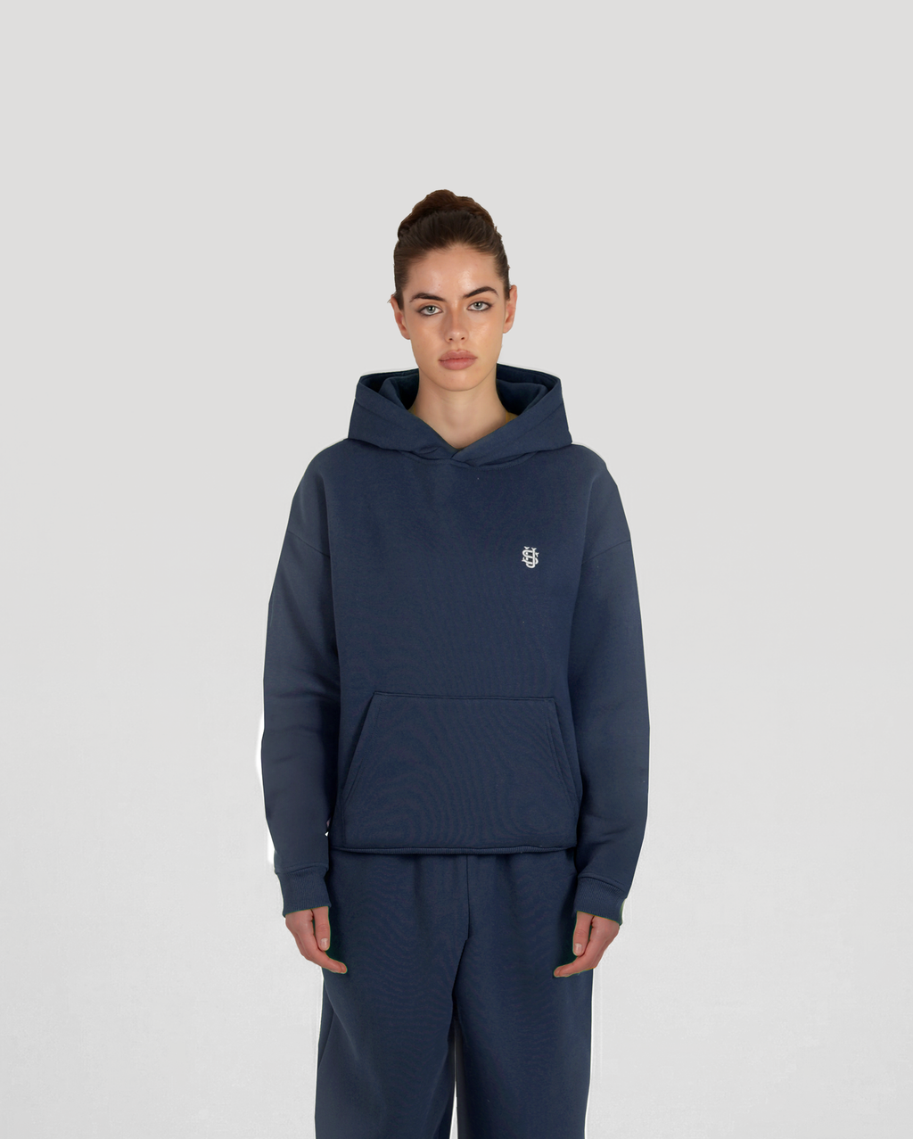 Hoodie Classic – Bleu marine – vue 6