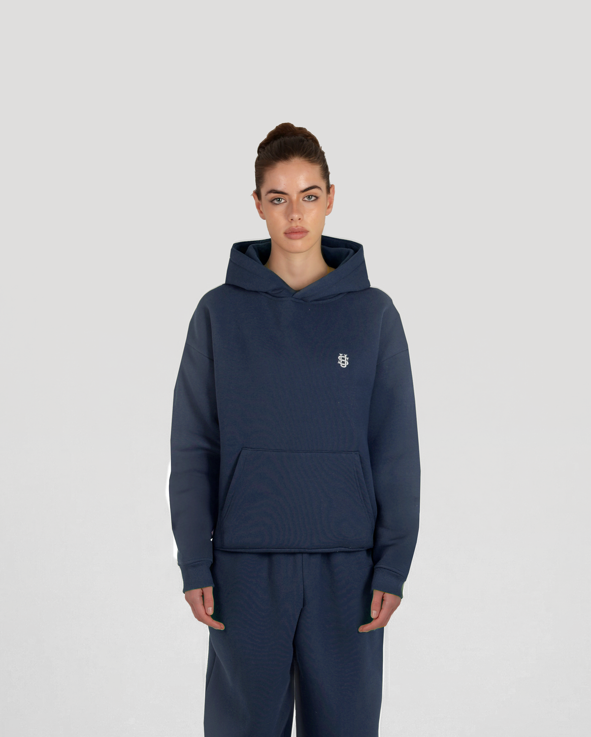 Hoodie Classic – Bleu marine – vue 6