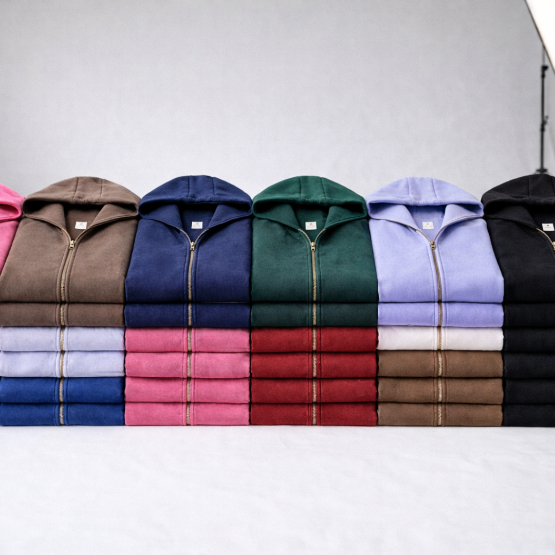 Hoodie zippé Wash COLESICE – vue 6