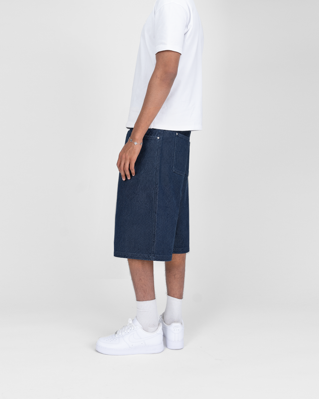 Short en jean SU26 – Bleu brut