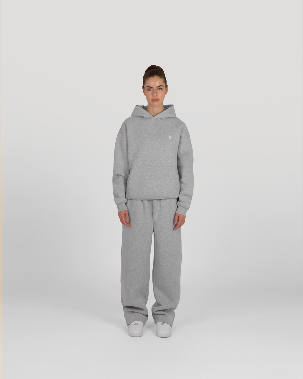 Hoodie Classic – Gris – vue 5