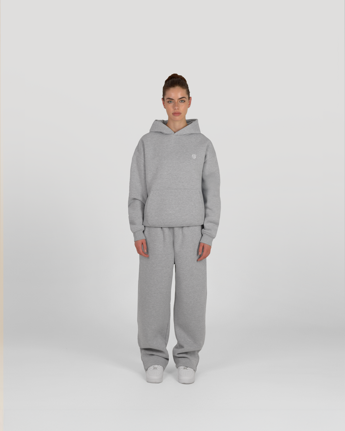 Hoodie Classic – Gris – vue 5