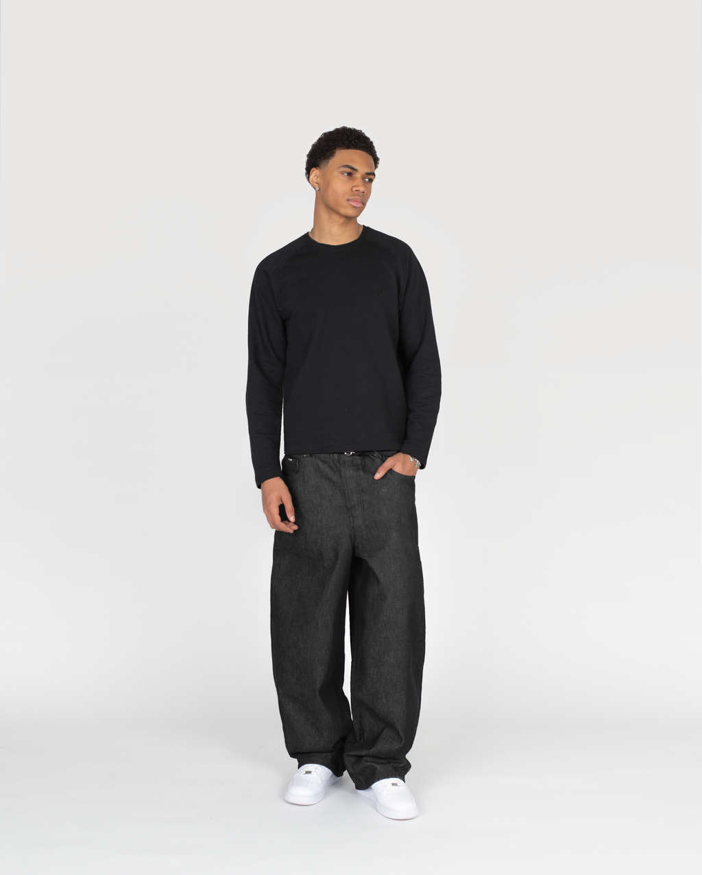 Jean brut Basic – Noir – vue 5
