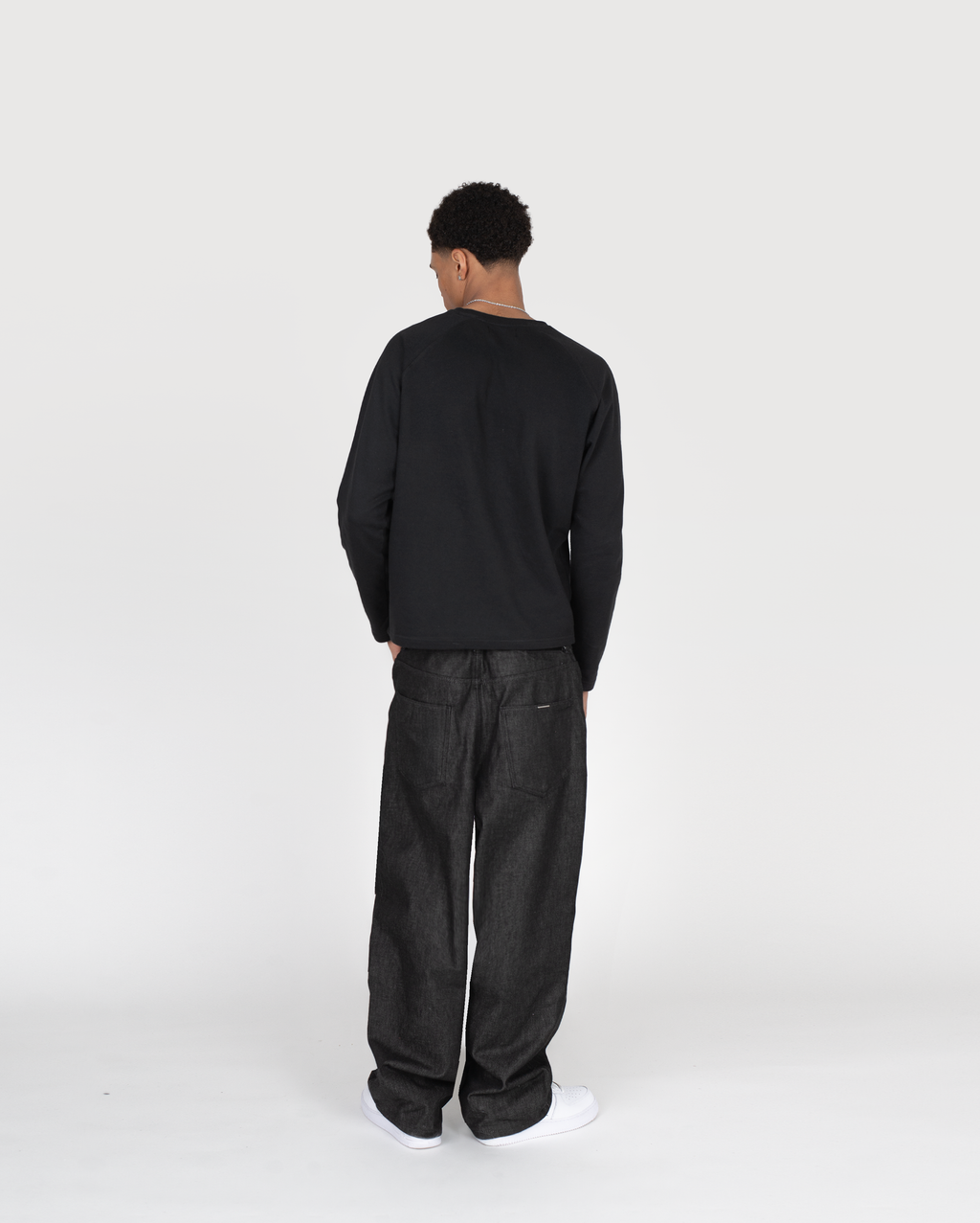 Jean brut Basic – Noir – vue 6