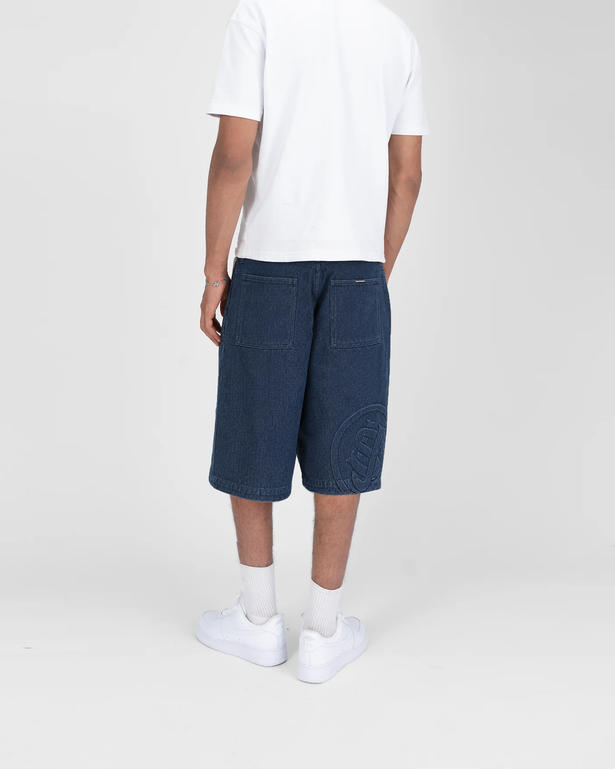 Short en jean SU26 – Bleu brut