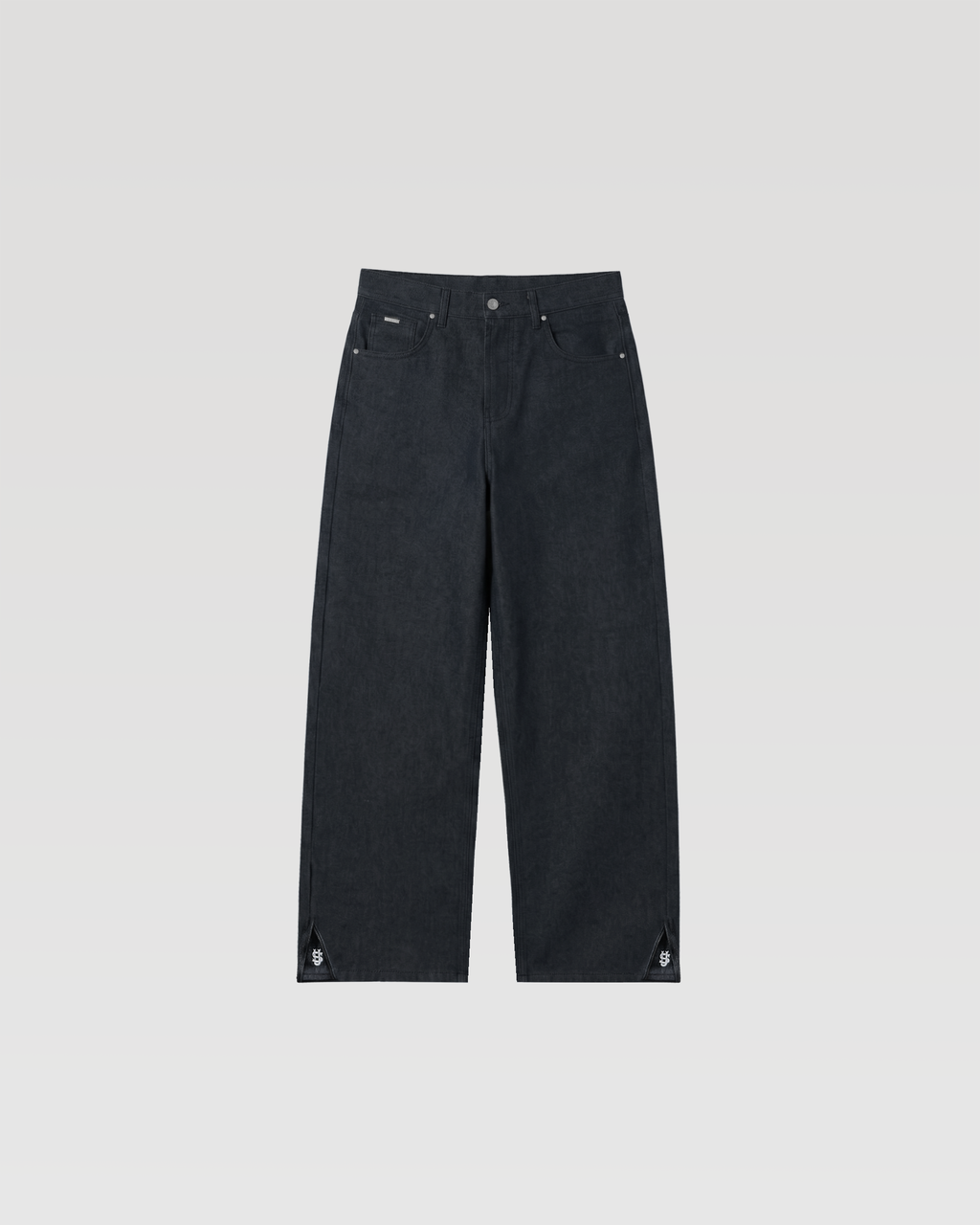 Jean brut Zip – Noir