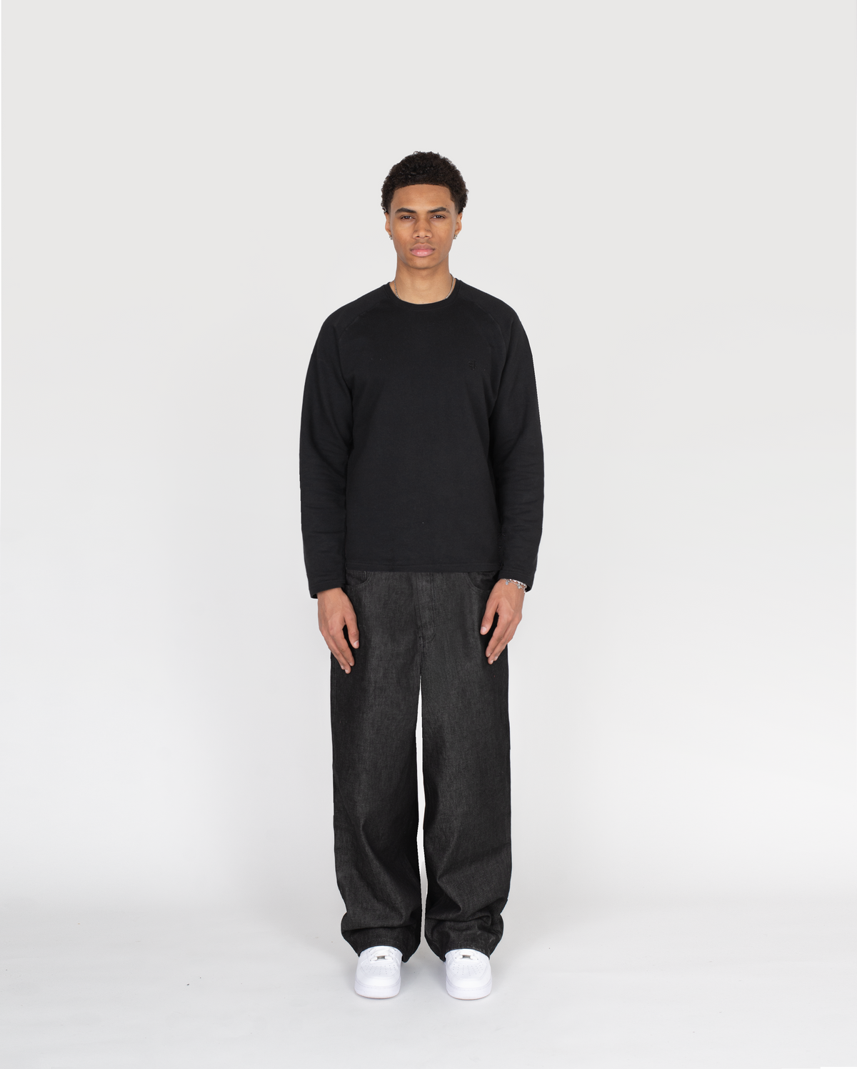 Jean brut Basic – Noir – vue 3