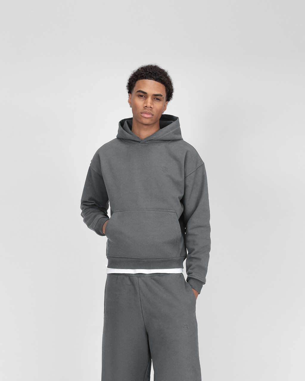 Hoodie SU – Anthracite – vue 2