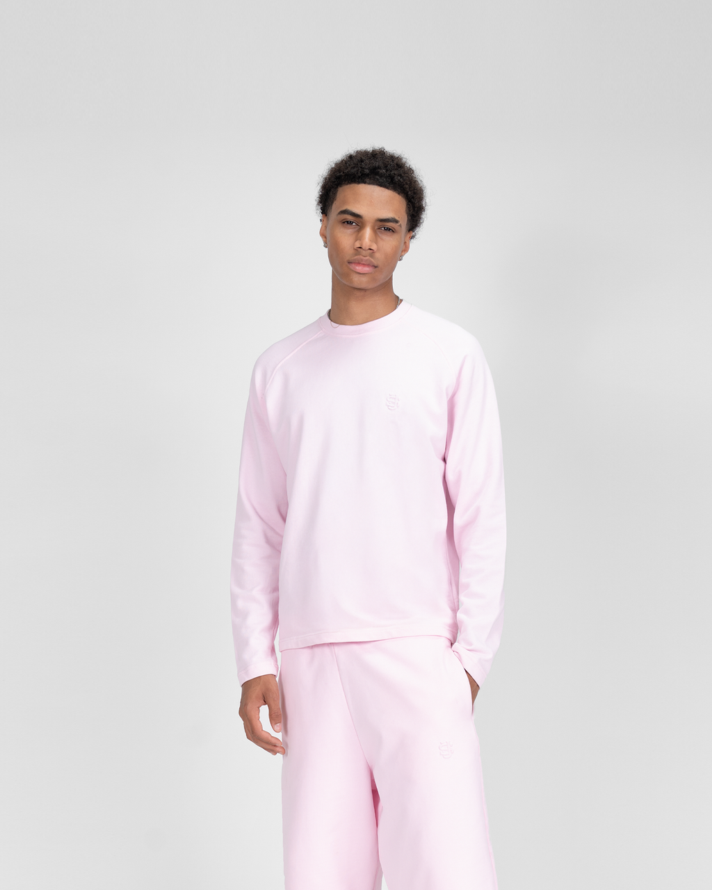 T-shirt manches longues SU – Rose