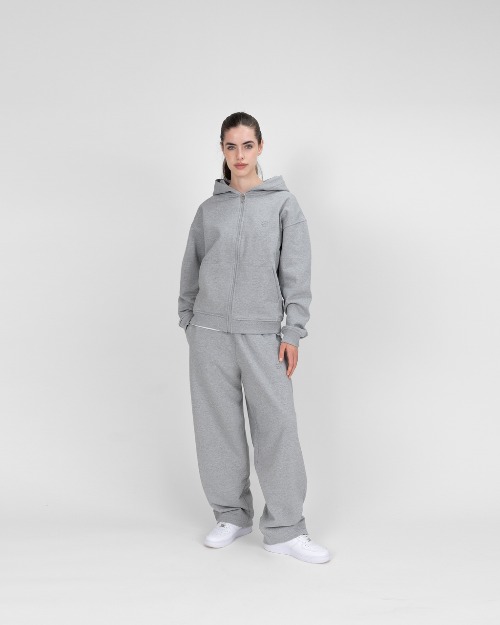 Hoodie zippé SU – Gris