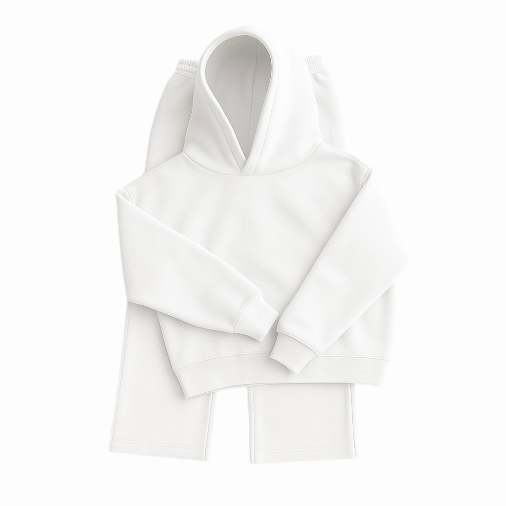 Ensemble hoodie et jogging Blanc COLESICE