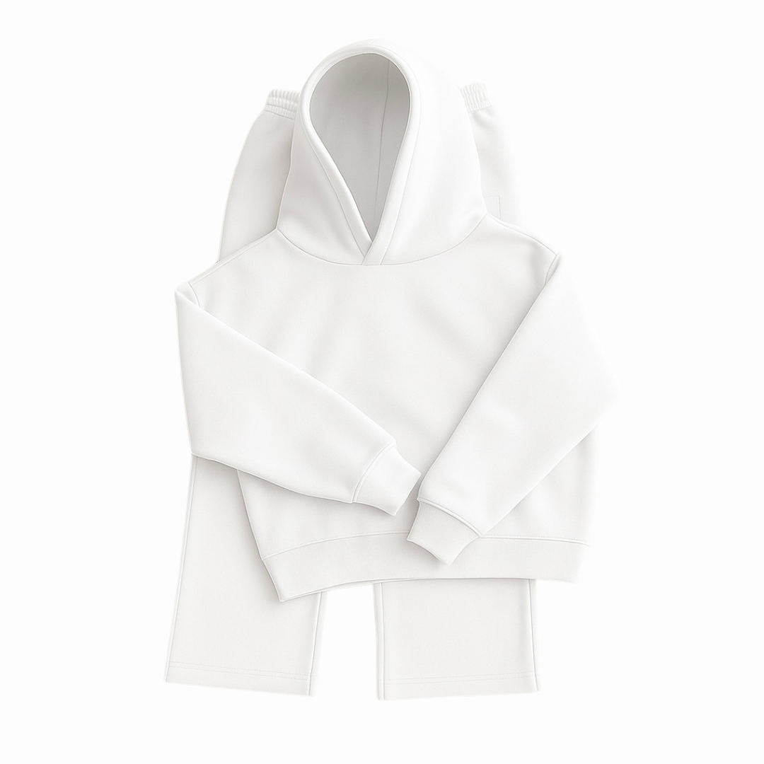 Ensemble hoodie et jogging Blanc COLESICE