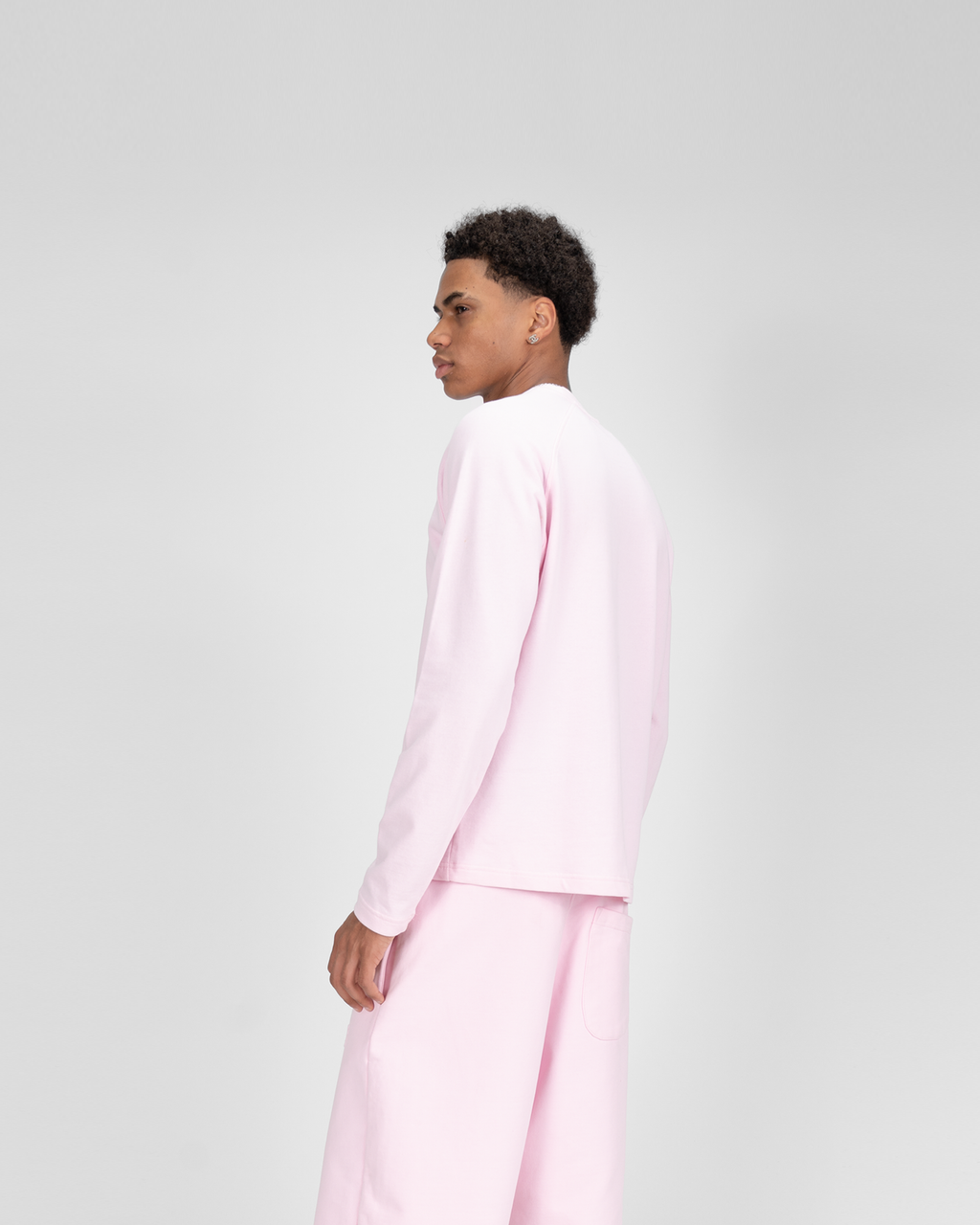 T-shirt manches longues SU – Rose