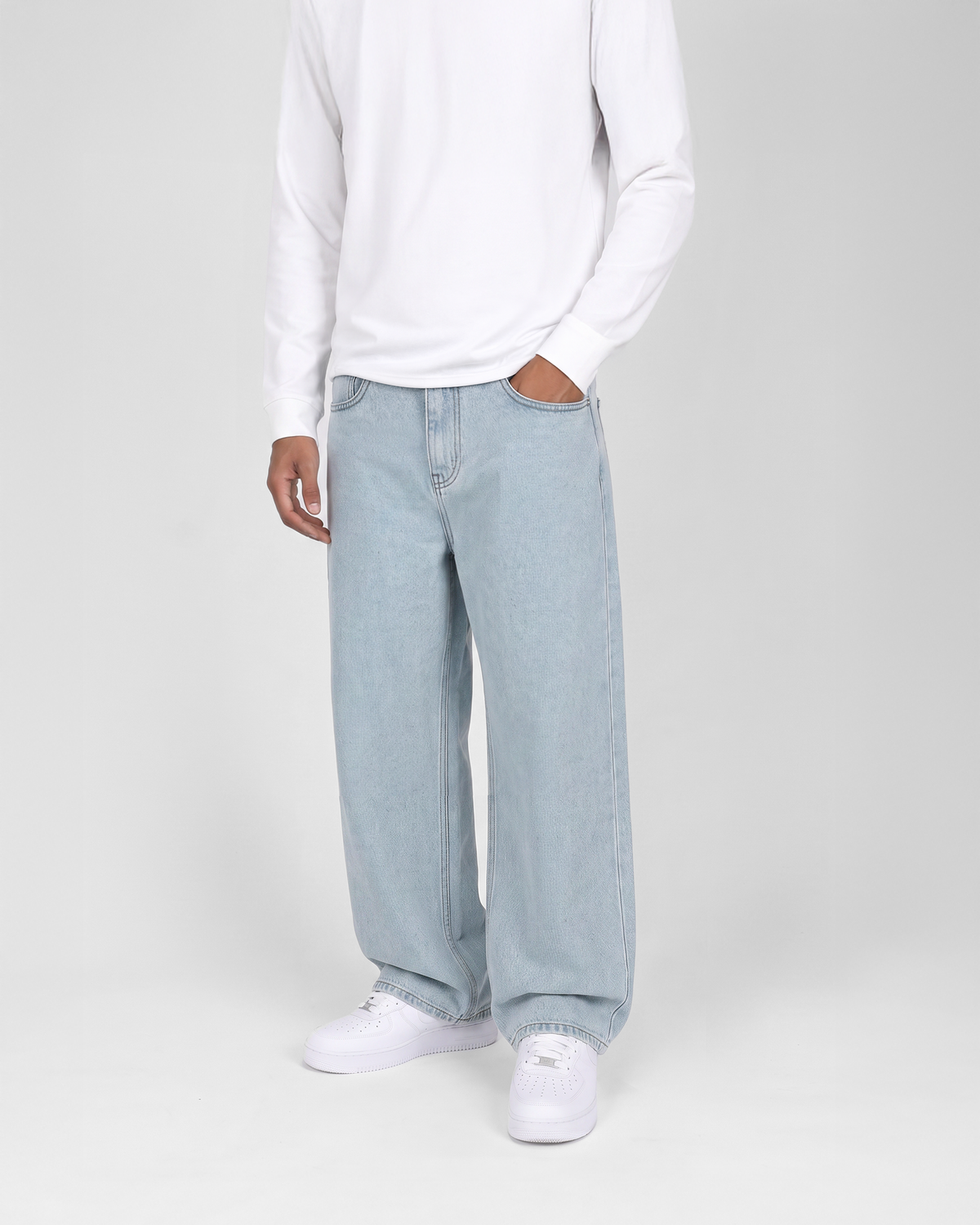 Jean SU Zip – Bleu glacier